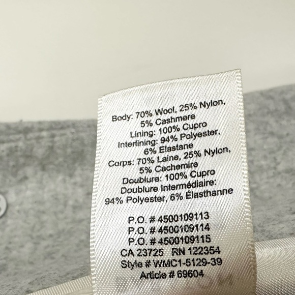 Aritzia Babaton Pearce Wool Cashmere Pea Coat - Picture 15 of 15